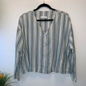 Bryn Walker 100% linen blouse